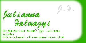 julianna halmagyi business card